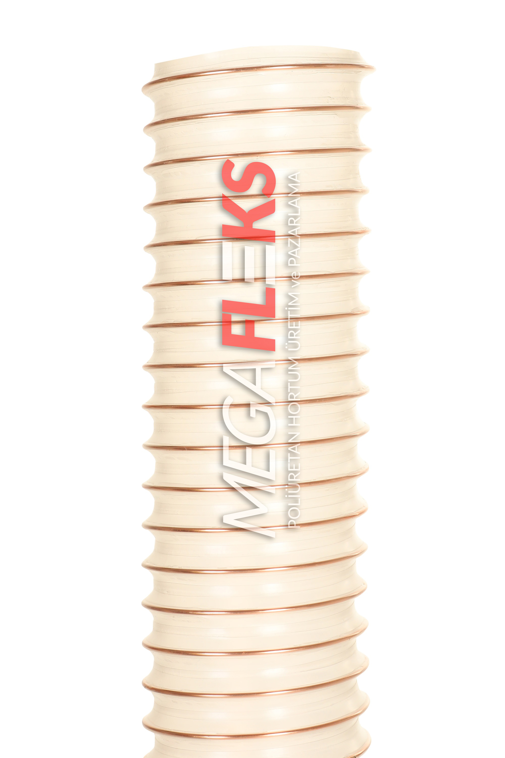 şeffaf çelik telli poliüretan hortum